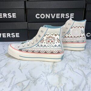 CONVERSE All Star Lift Platform High Top Day Of The Dead HALLOWEEN Women 8 men 6